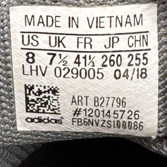 Adidas 3MC Vulc Shoes Mens Size 8 Gray Suede Skateboard Classic Casual B27796 - Picture 9 of 9